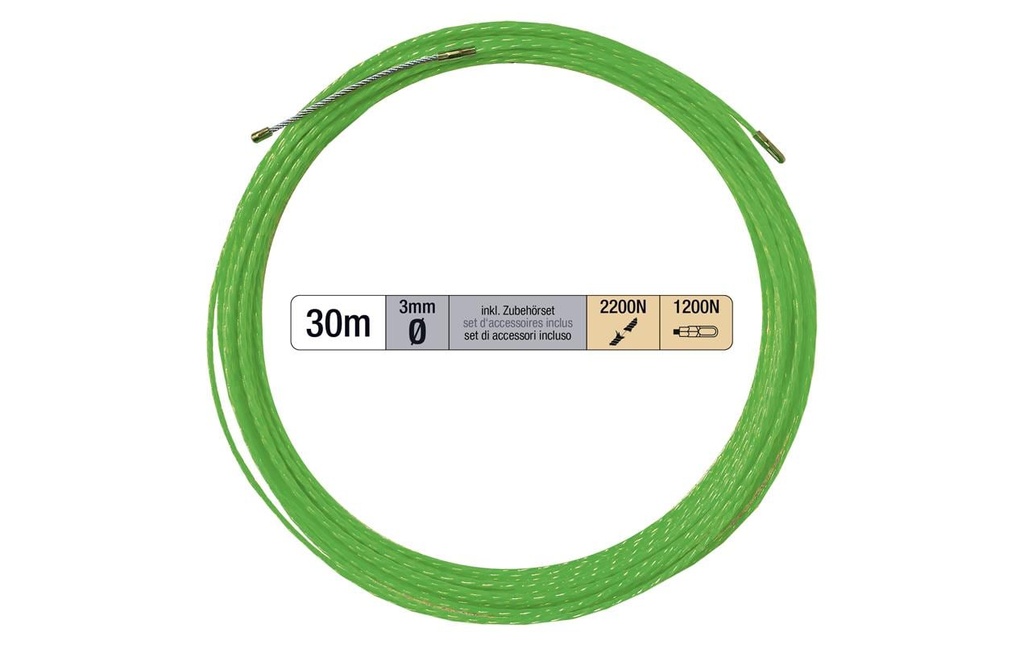 STEFFEN Tirage de câble 30m Ø 3 mm