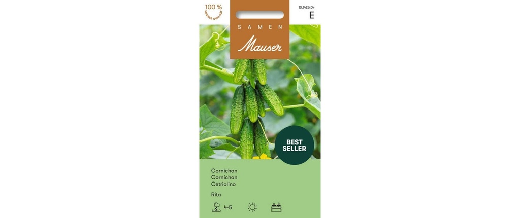 Samen Mauser Semence Cornichon Rita
