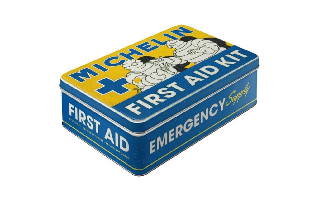 Nostalgic Art Boîte à médicaments Michelin Bleu/Jaune