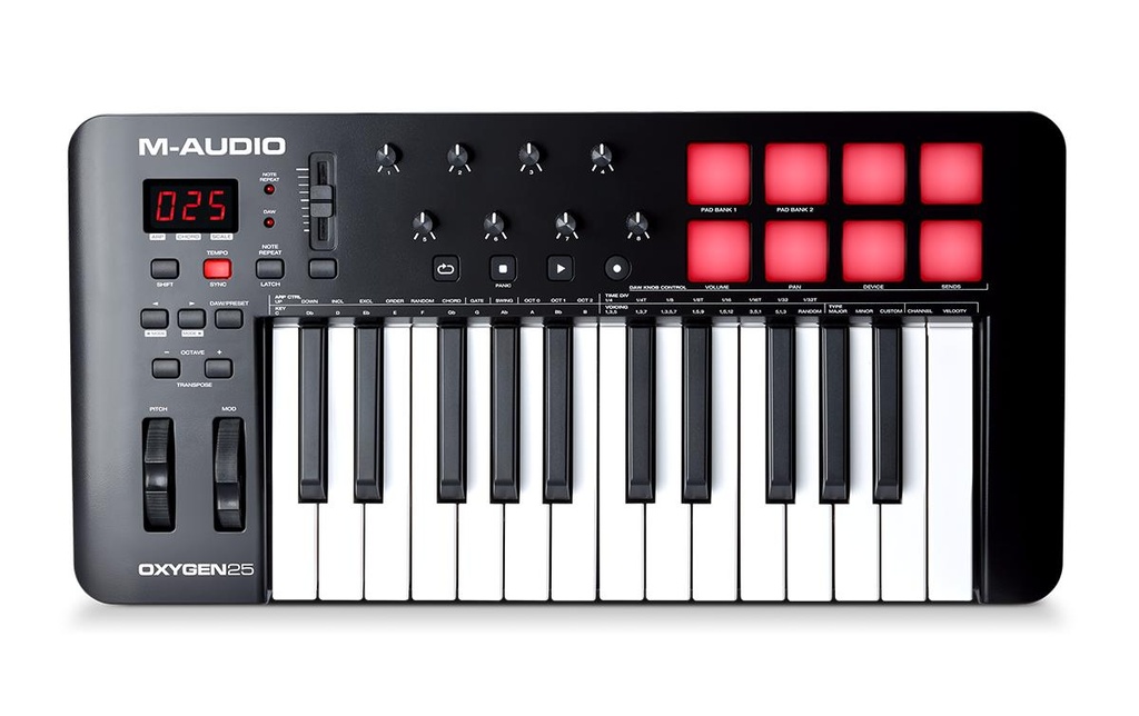 M-Audio Contrôleur clavier Oxygen 25 MKV