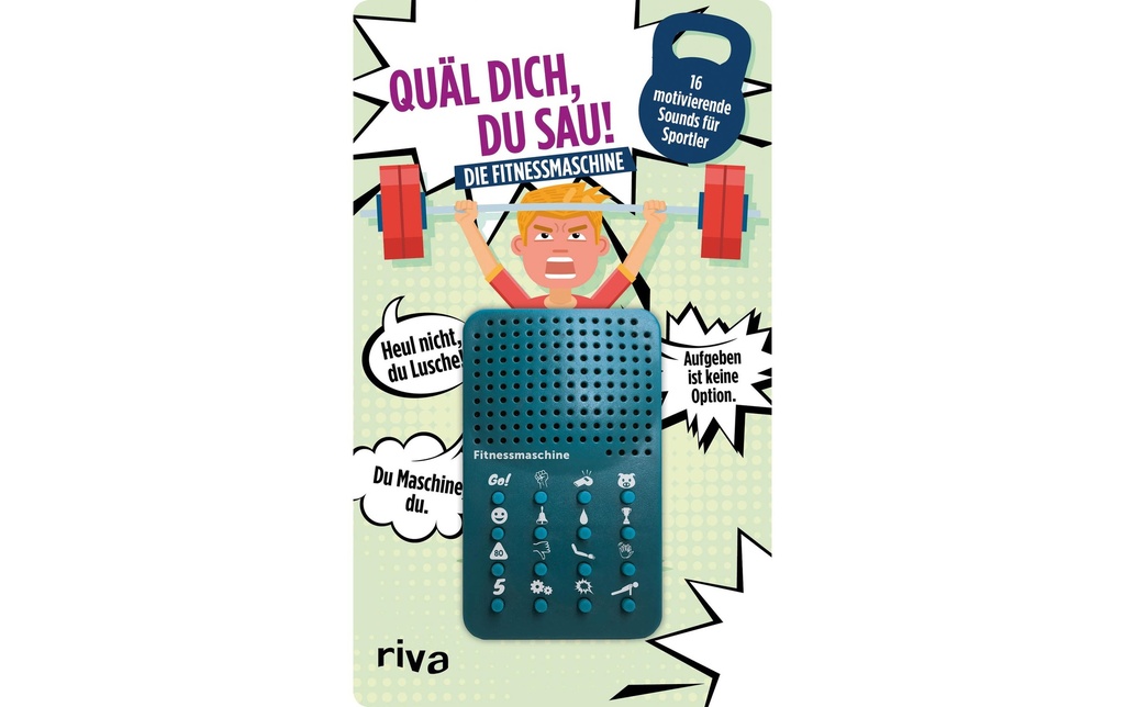 Literatur diverse Articles de farces et attrapes Quäl dich, du Sau – La machine de fitness