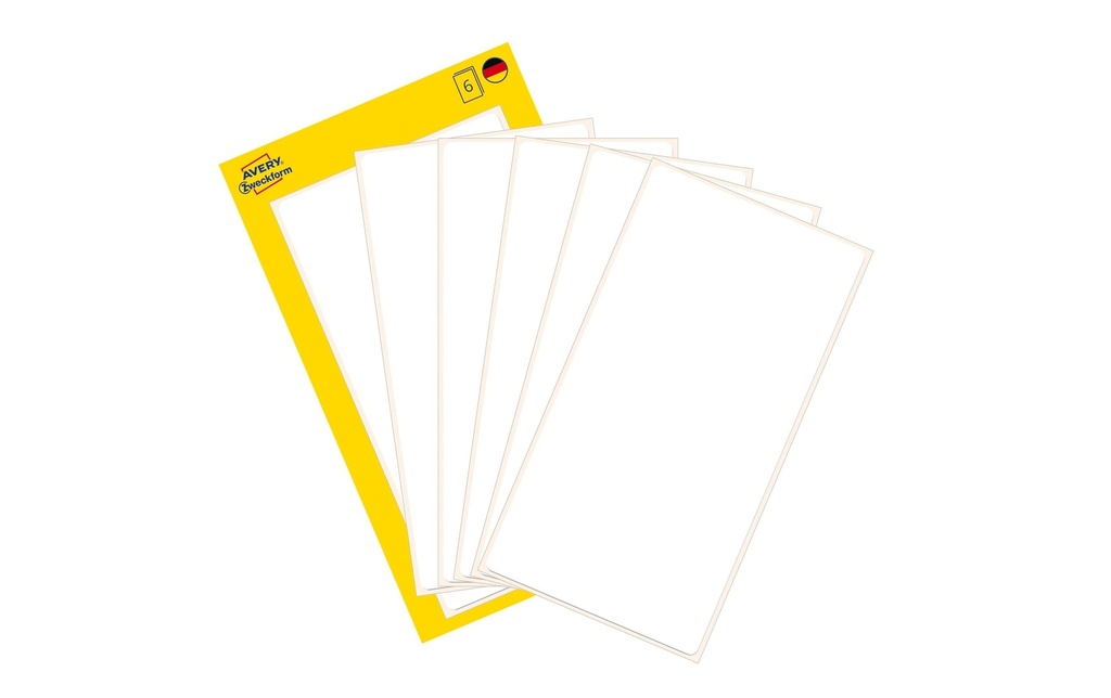 Avery Zweckform Étiquettes multi-usage 98 x 51 mm, 6 feuille