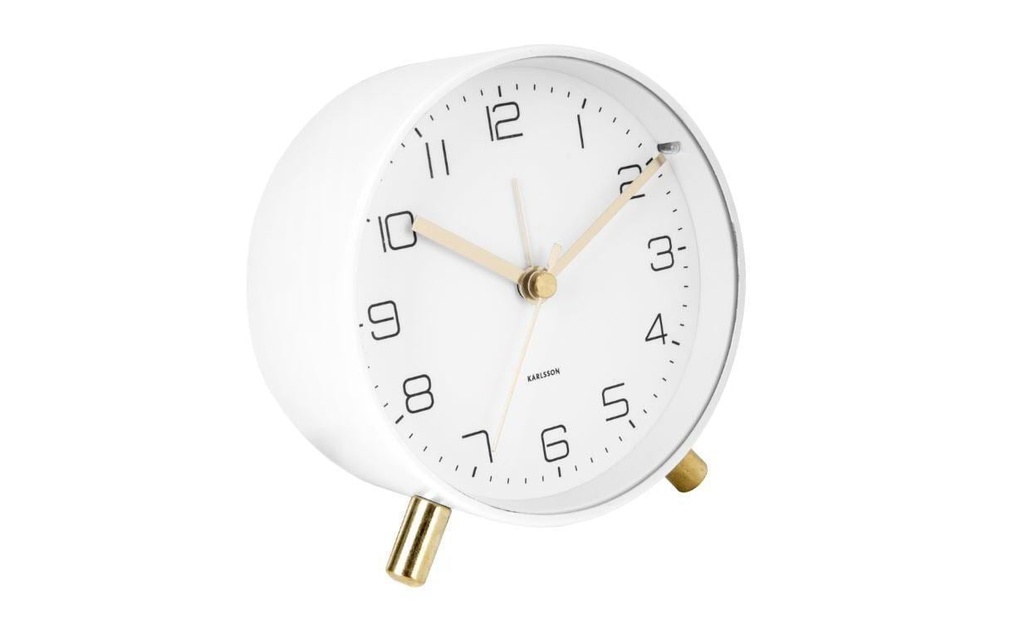 KARLSSON Réveil classique Lofty Blanc