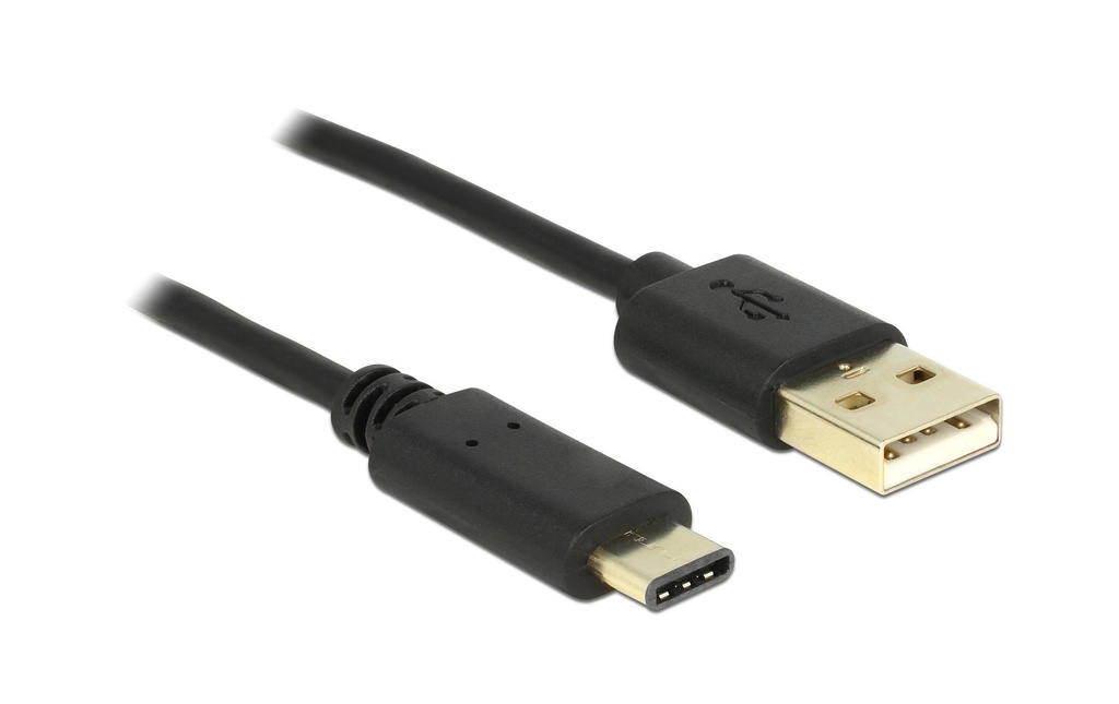 Delock Câble USB 2.0  USB-A - USB-C 2 m