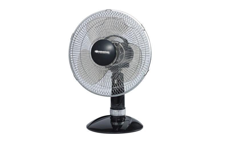 Sonnenkönig Ventilateur de table 12, Noir