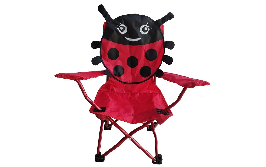 KOOR Chaise de camping Coccinelle