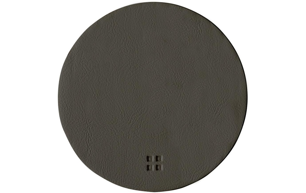 Lunasol Dessous de verre Elements Ambiente ø 11 cm, Anthracite