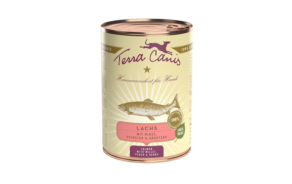 Terra Canis Alimentation humide Saumon classique, 400 g