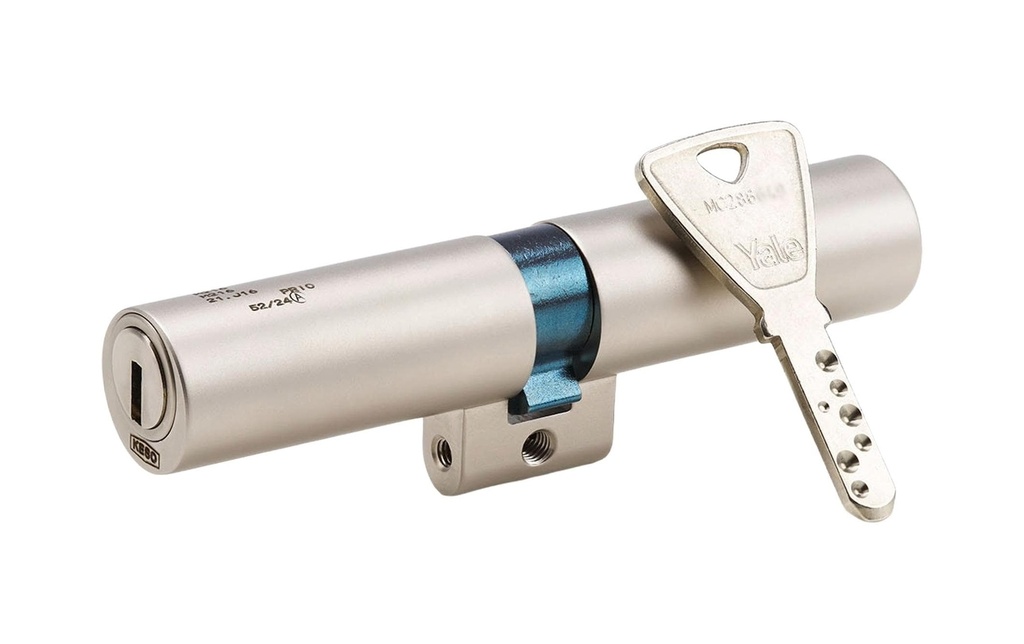 Yale Cylindre double CH, fonction Prio, 42.5/42.5 Profil rond de 22 mm