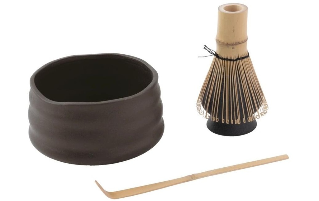 Paderno Set de matcha 4 pièces 0 l, Noir