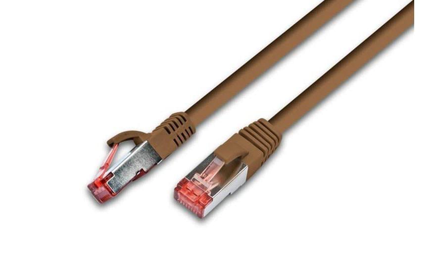 Wirewin Câble patch RJ-45 - RJ-45, Cat 6, S/FTP, 7 m, Brun