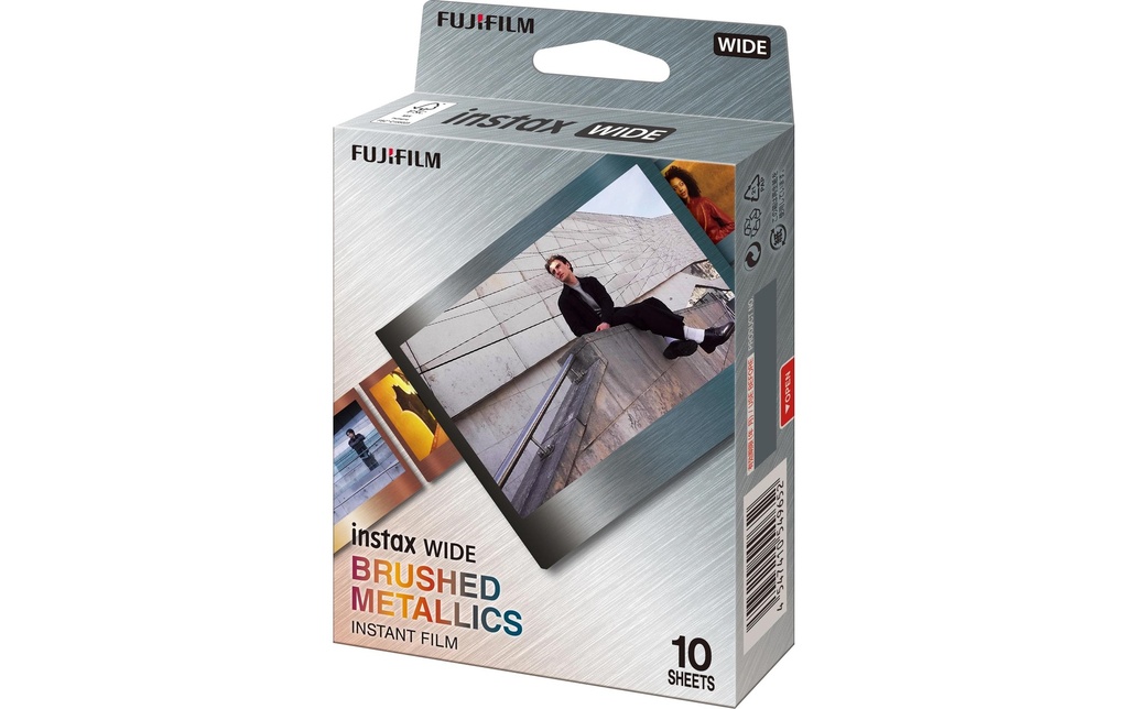 Fujifilm Instax Wide 10 feuilles Brushed Metallics