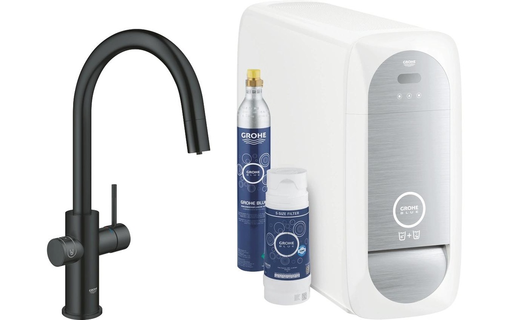 GROHE Robinetterie de cuisine Blue Home Goulot C extractible