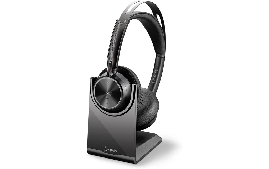HP Casque avec micro Poly Voyager Focus 2 MS USB-C avec station de chargement