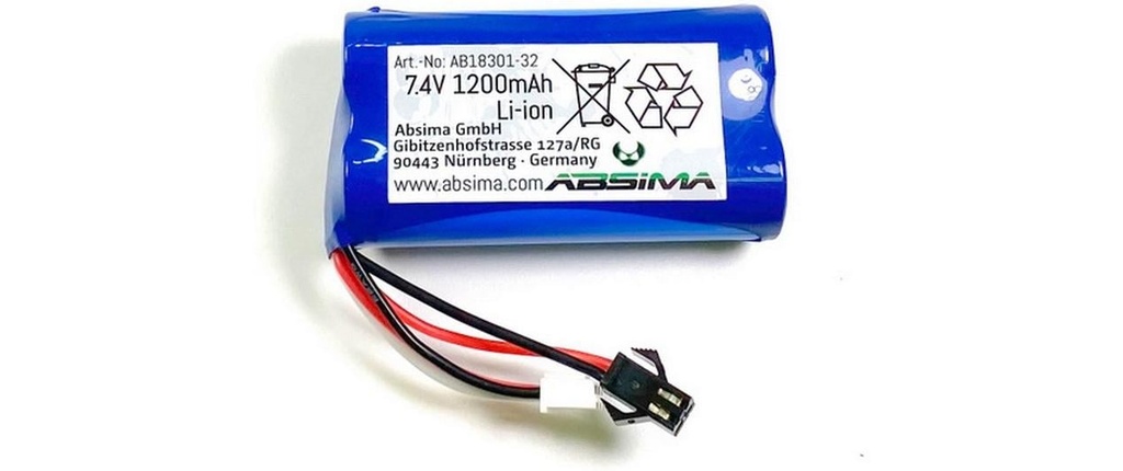 Absima Batterie RC Li-Ion 7.4 1200 mAh