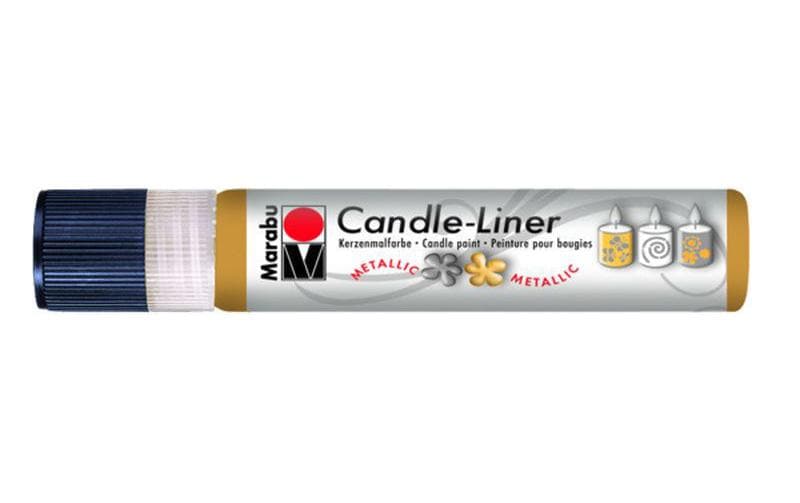 Marabu Peinture pour bougie Candle-Liner 25 ml, Doré