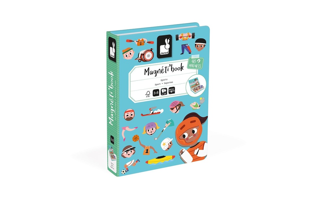 Janod Livre magnétique Sports