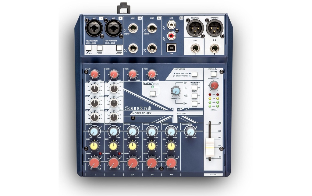Soundcraft Table de mixage Notepad-8FX