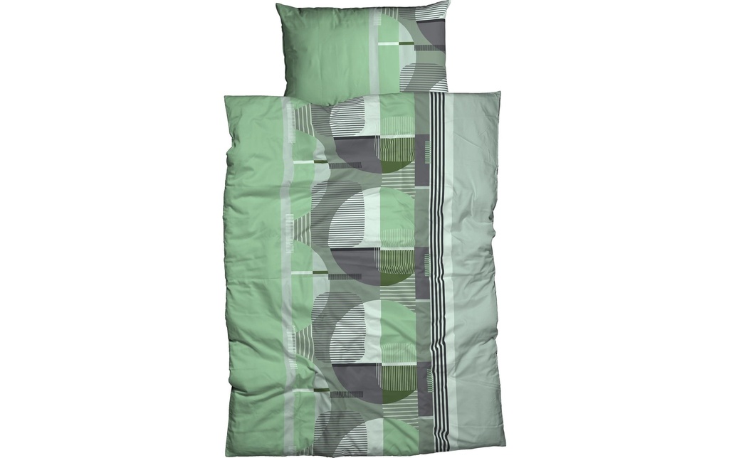 Nobilium Housse de duvet Sienne 160 x 210 cm, Vert