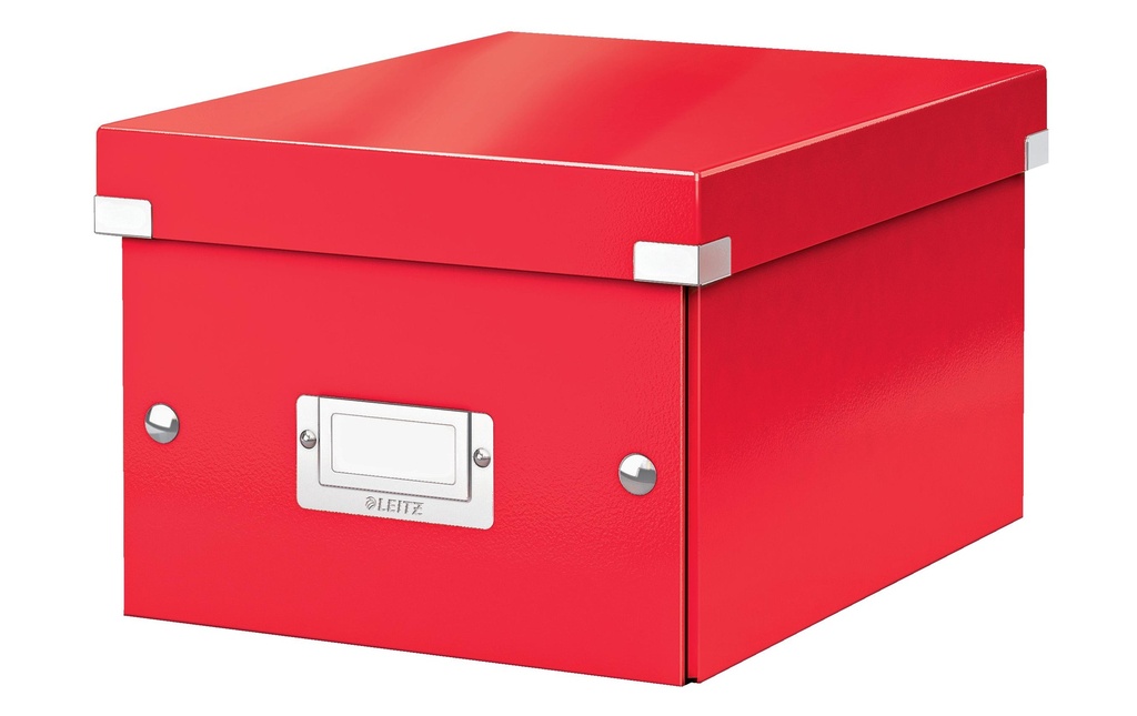 Leitz Boîte d’archivage WOW A5, rouge métallique