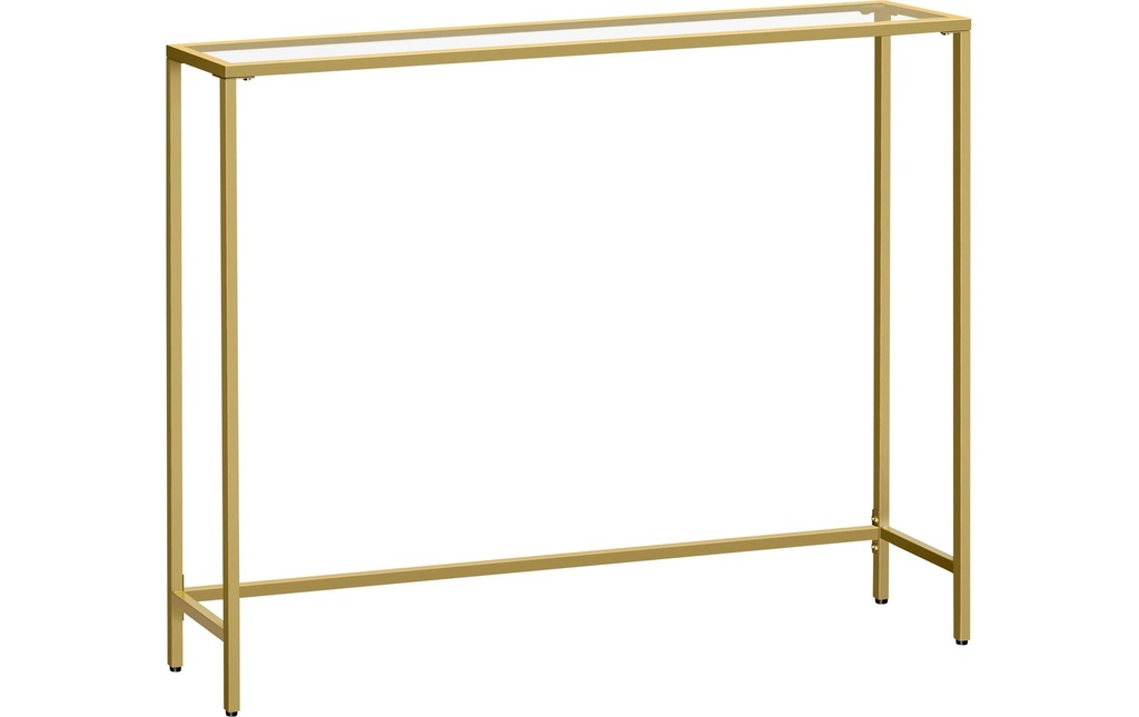 VASAGLE Table console 100.5 x 80 cm, Or