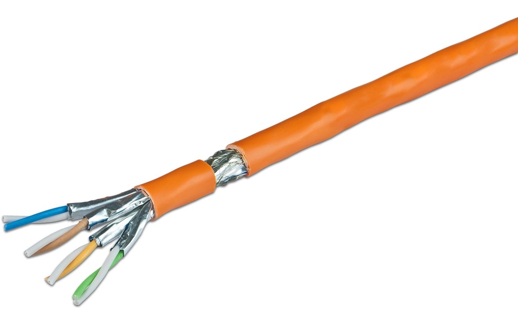 Wirewin Câble de pose VKW SFTP K7 LSOH3 Cat 7, S/FTP, 250 m, Orange