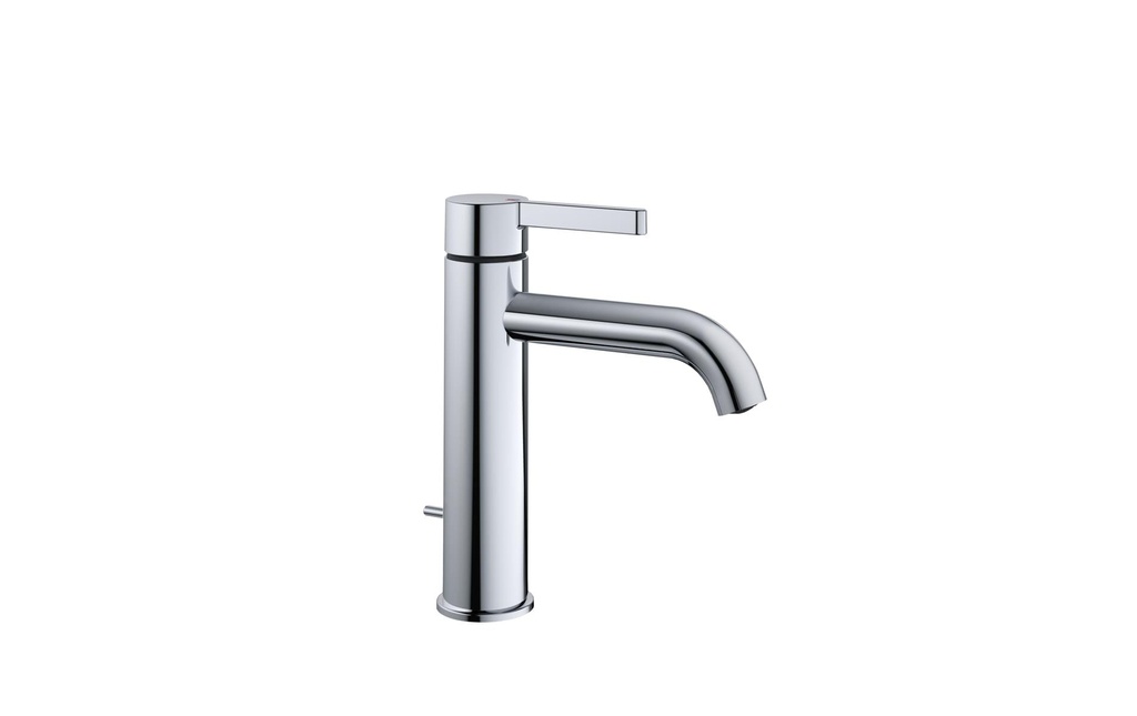 KWC Robinetterie de lavabo BEVO avec garniture d'écoulement - Chrome