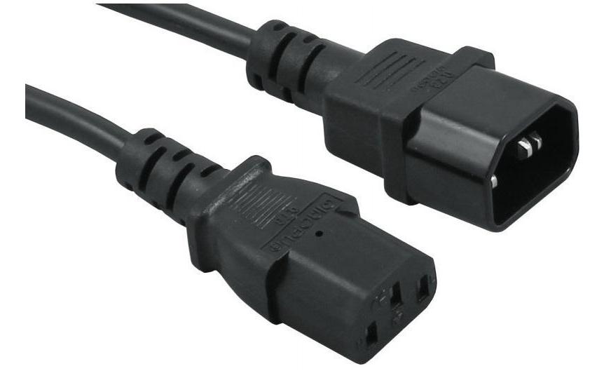 Diggelmann Câble d'appareil 3 m C13-C14 sans halogène