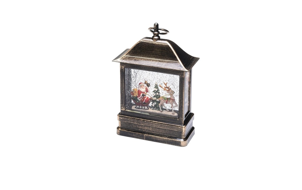 Konstsmide Lanterne d'eau LED Père Noël, Hauteur: 25 cm