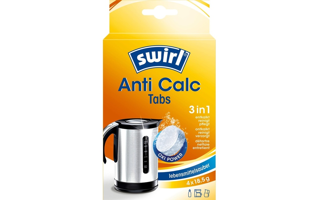 Swirl Détartrant  Anti Calc Tabs 4 pièces