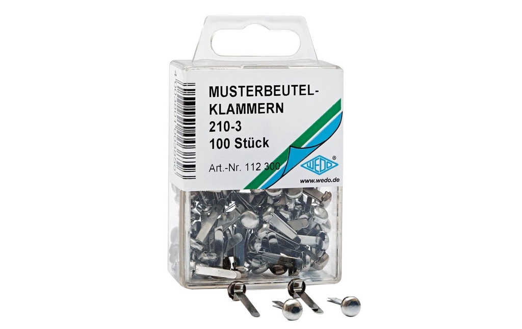 WEDO Attaches parisiennes 7 mm 100 Pièce/s