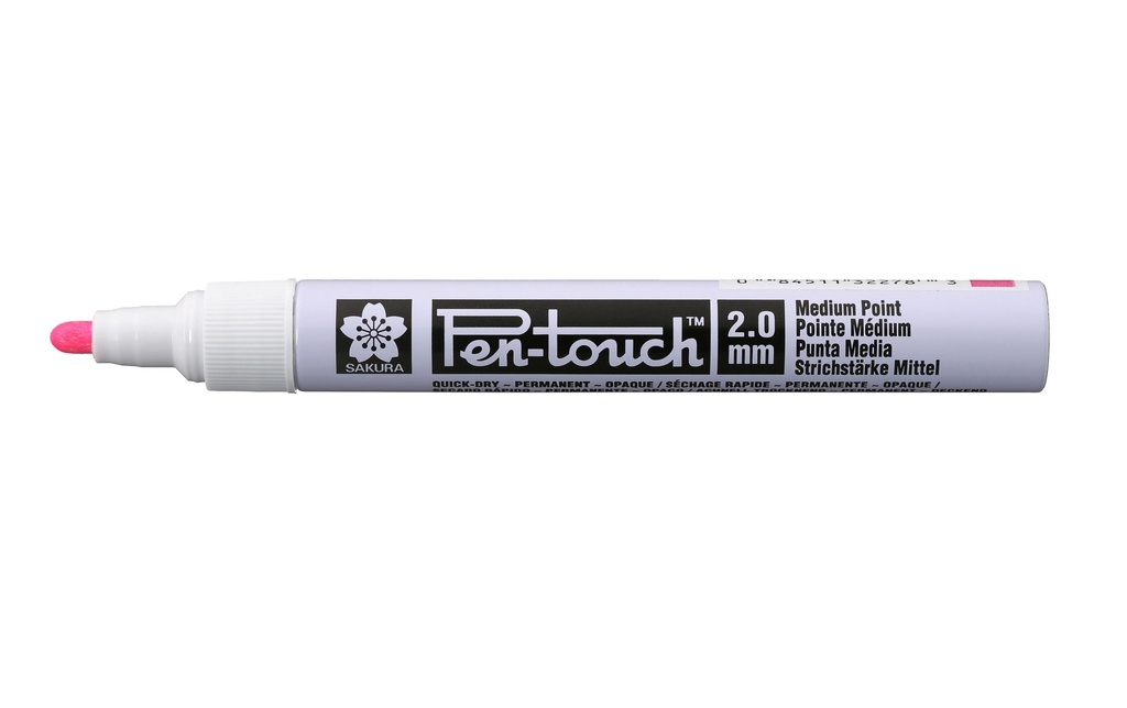 Sakura Marqueur peinture Pen-Touch 2.0 mm, M, Rose fluo