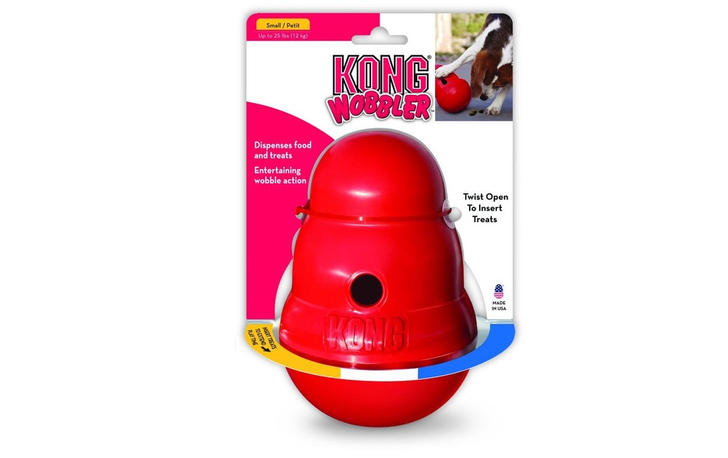 Kong Boule d'alimentation Wobbler S, 16 cm