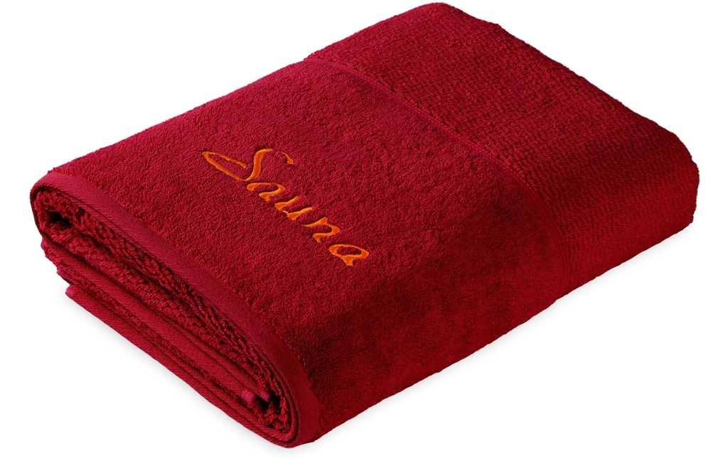 Frottana Serviette de sauna Pearl 80 x 200 cm,  Ruby