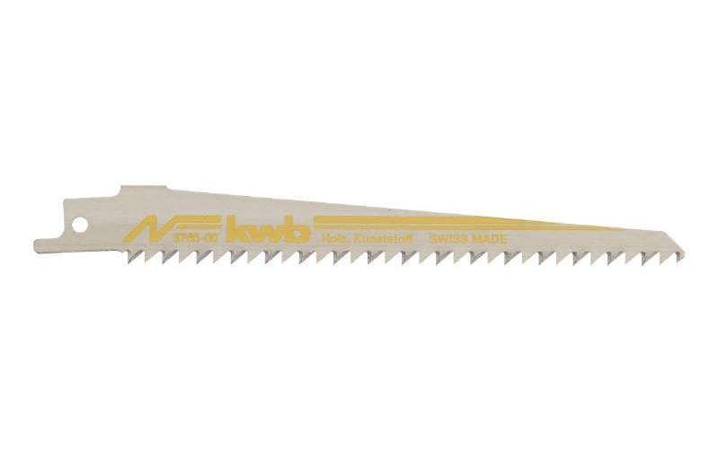 kwb Jeux de lames de scie sabre 130 bois