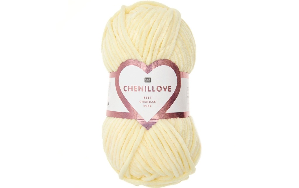 Rico Design Laine Chenillove 100 g, Vanille