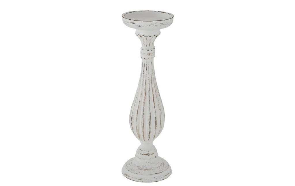 Boltze Bougeoir Dinah 34 cm, 1 Pièce/s, Blanc