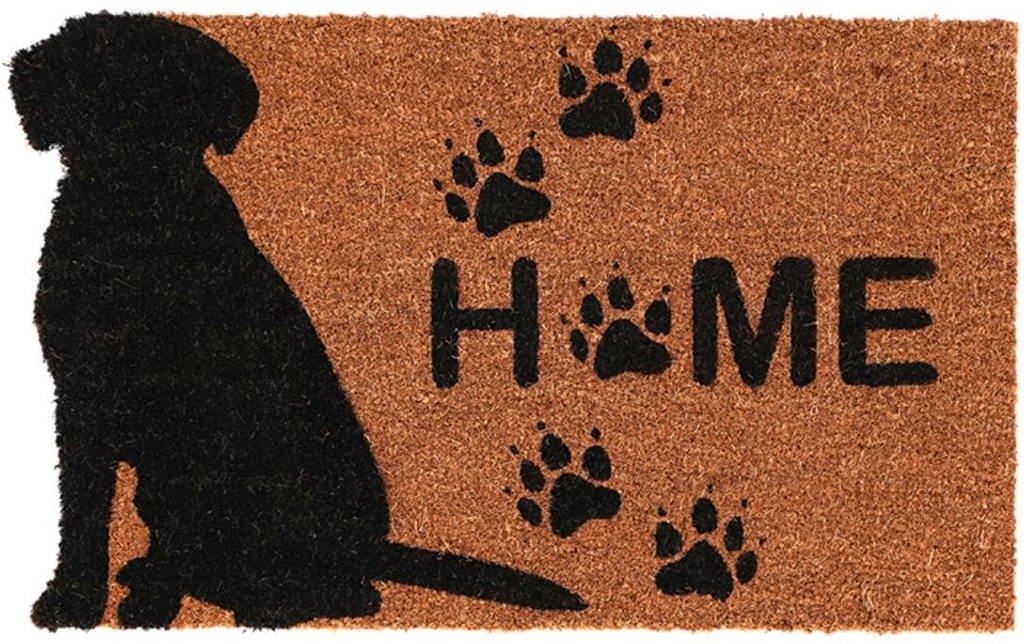 Esschert Design Tapis de sol Chien «Home» 45.4 cm x 74.5 cm