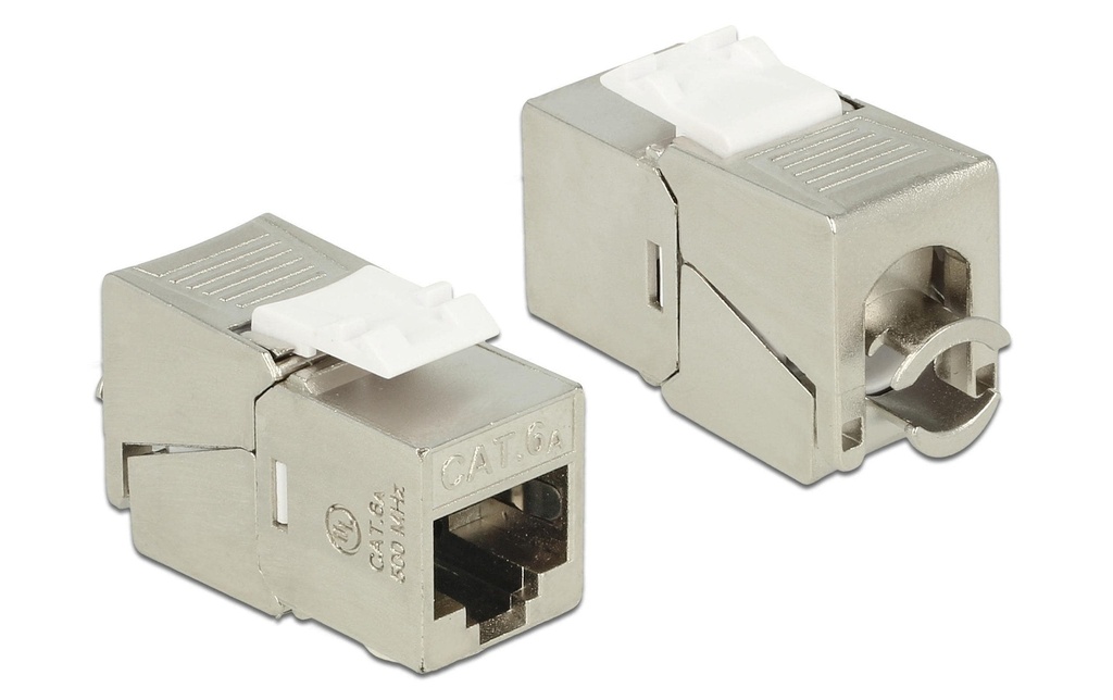 Delock Module Keystone RJ45 - LSA, Cat 6A blindé