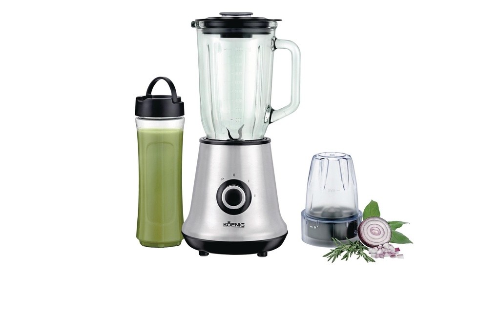 Koenig Set de mixage compact Steel Line Noir/Argenté