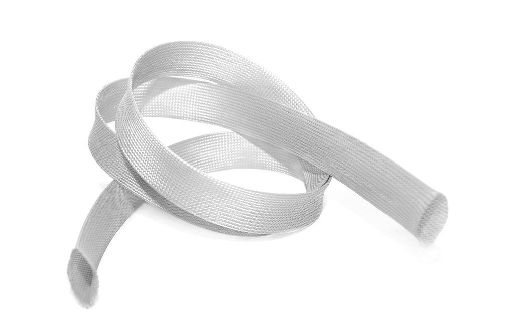 Audioraq Gaine de câble 2506 fermé 55 mm 50m argent