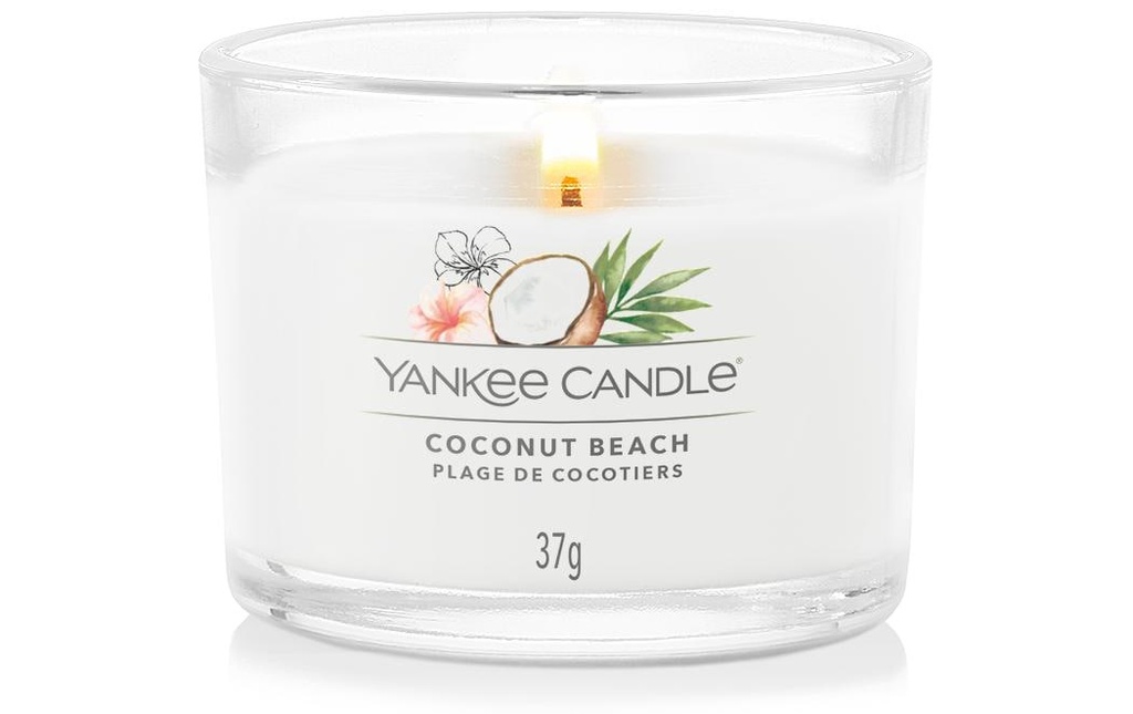 Yankee Candle Bougie parfumée Coconut Beach 37 g