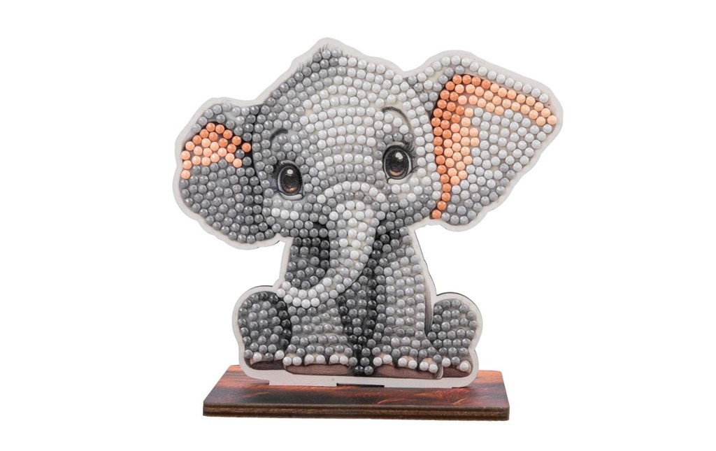 CRAFT Buddy Kits de bricolage Elephant Crystal Art Wildlife Buddies
