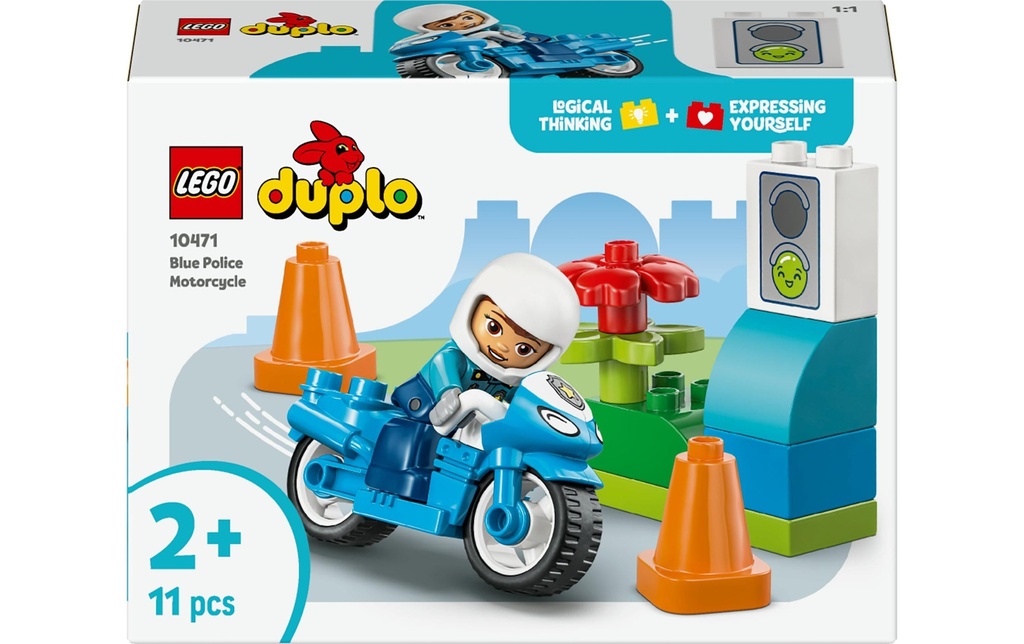 LEGO® DUPLO® La moto de police bleue 10477