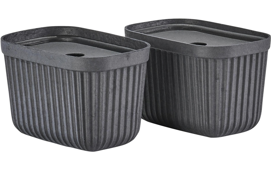 Zone Denmark Boîte de rangement Pulp S 2 pièces, Noir