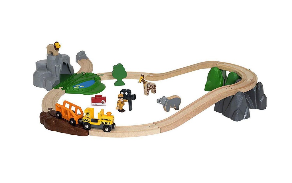 BRIO Chemin de fer Safari Adventure Set