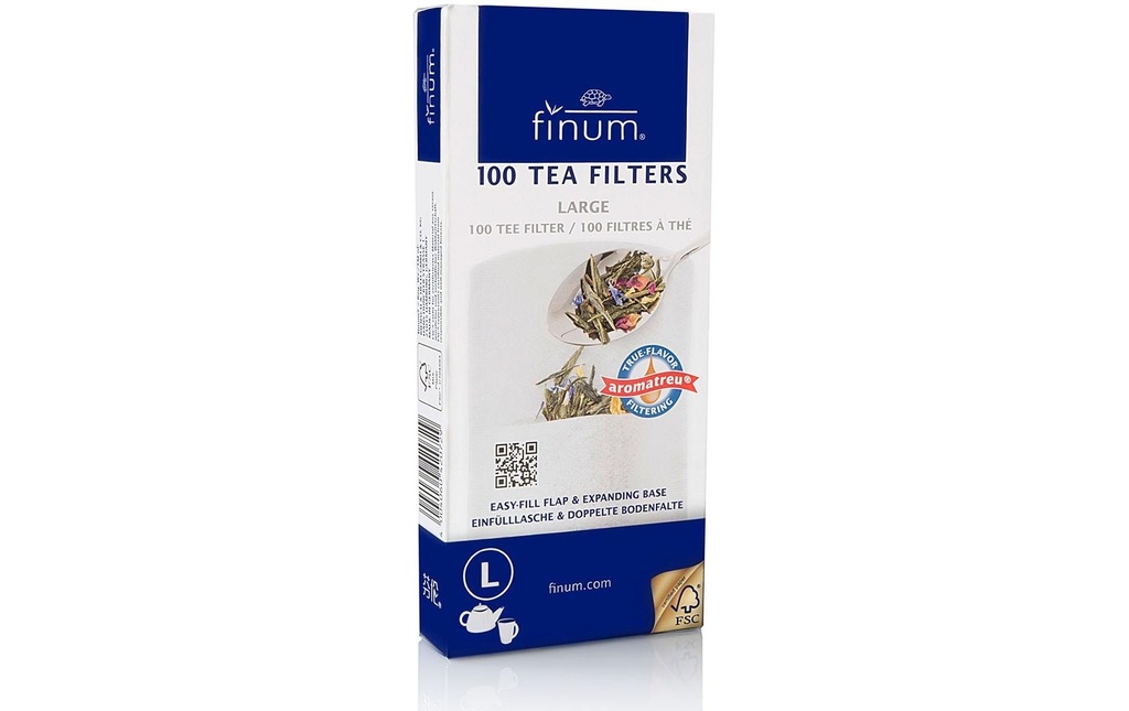 Finum Filtre à thé L 100 Pièce/s