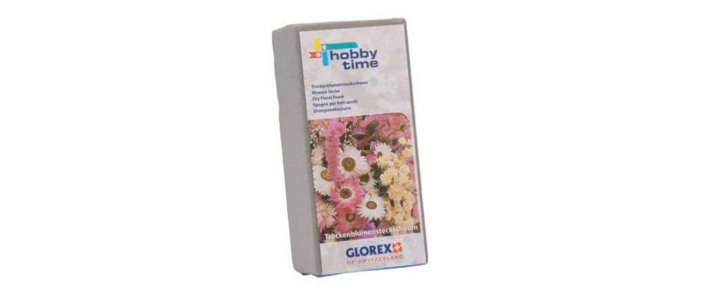 Glorex Mousse à piquer pour les fleurs séchées 23 x 11 x 7.5 cm
