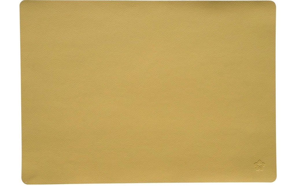 Pichler Set de table Jazz 2 pièces, 33 cm x 46 cm, Jaune moutarde