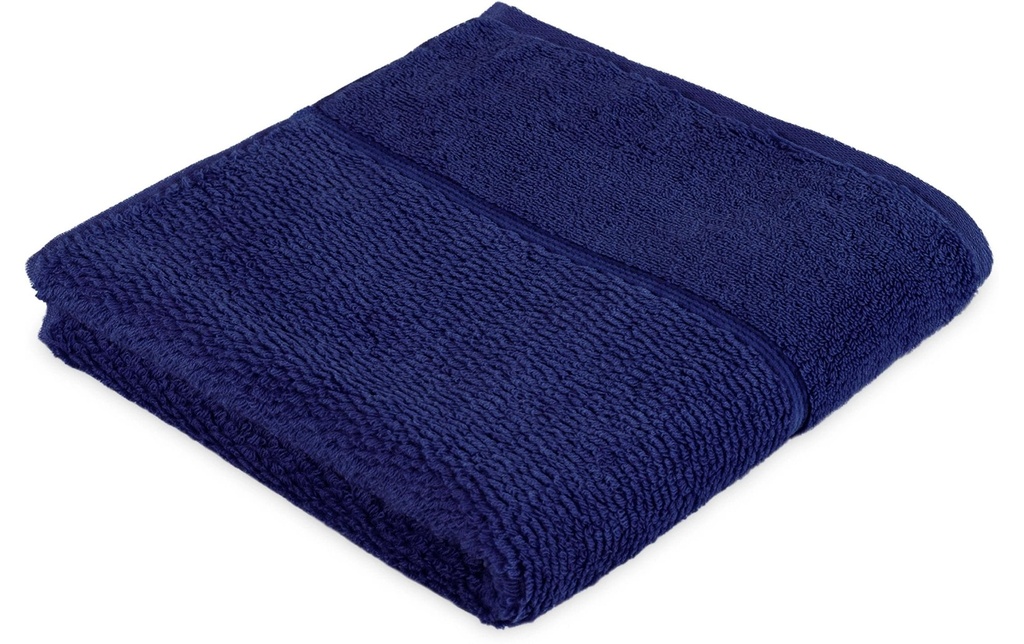Frottana Serviette Pearl 50 x 100 cm, Bleu foncé